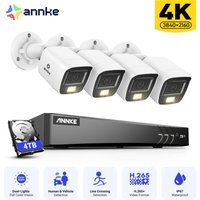 4K Turm Videoüberwachungskamera Set für den Außenbereich,8 Kanal dvr und 4 8MP Kameras, ir Farbnachtsicht, IP67, Fernzugriffssicherheitssystem,4TB 4K Turm Videoüberwachungskamera Set für den Außenbereich,8 Kanal dvr und 4 8MP Kameras, ir Farbnachtsicht, IP67, Fernzugriffssicherheitssystem,4TB von ANNKE