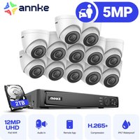 5MP Überwachungskamera Set 16CH nvr 12 Kameras Intelligente Mikrofon Nachtsichtkamera Außen Videoüberwachungsset 2TB - Annke 5MP Überwachungskamera Set 16CH nvr 12 Kameras Intelligente Mikrofon Nachtsichtkamera Außen Videoüberwachungsset 2TB - Annke von ANNKE