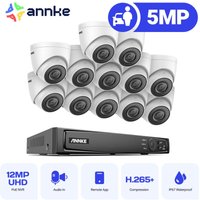 5MP Überwachungskamera Set 16CH nvr 12 Kameras Intelligente Mikrofon Nachtsichtkamera Außen Videoüberwachungsset - Annke 5MP Überwachungskamera Set 16CH nvr 12 Kameras Intelligente Mikrofon Nachtsichtkamera Außen Videoüberwachungsset - Annke von ANNKE