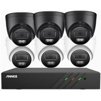 5MP Überwachungskamera Set Außenbereich mit 6×5MP Kameras Nachtsicht Bewegungserkennung 24/7 Videoüberwachung,2TB hdd - Annke von ANNKE