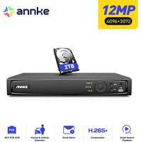 8 Kanal 12MP PoE nvr cctv Kamerasystem,Netzwerk-Videorekorder,unterstützt 8 x 12MP/8MP/5MP IP-Überwachungskameras,2TB hdd - Annke von ANNKE