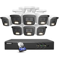 8 Kanal Überwachungskamera Set Außenbereich,8 1080P kamera Nachtsichtkameras Bewegungserkennung, Fernzugriff,2TB hdd - Annke 8 Kanal Überwachungskamera Set Außenbereich,8 1080P kamera Nachtsichtkameras Bewegungserkennung, Fernzugriff,2TB hdd - Annke von ANNKE