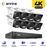 8CH Videoüberwachungsset nvr 8×8MP Kameras Smart Dual Light Bewegungserkennung Fernzugriff IP67 Sicherheits Kamera Überwachungs System - Annke von ANNKE
