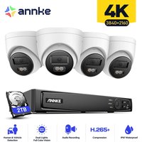 8CH nvr Videoüberwachungsset 4×8MP Smart Kameras Dual Light Turret Kamera Fernzugriff Sicherheits Überwachungs Kameras System - 2TB hdd - Annke 8CH nvr Videoüberwachungsset 4×8MP Smart Kameras Dual Light Turret Kamera Fernzugriff Sicherheits Überwachungs Kameras System - 2TB hdd - Annke von ANNKE