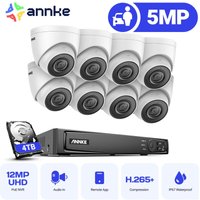 8CH videoüberwachungsset 4K nvr 4×5MP kamera ir nachtsicht IP67 bewegungserkennung fernüberwachung sicherheits kamera system - 4TB hdd - Annke 8CH videoüberwachungsset 4K nvr 4×5MP kamera ir nachtsicht IP67 bewegungserkennung fernüberwachung sicherheits kamera system - 4TB hdd - Annke von ANNKE