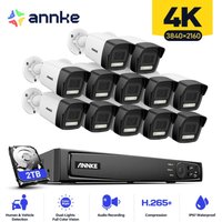 8MP PoE Überwachungskamera Set Außenbereich 12 Kameras, E-Mail Alarm, Fernzugriff,2TB hdd - Annke 8MP PoE Überwachungskamera Set Außenbereich 12 Kameras, E-Mail Alarm, Fernzugriff,2TB hdd - Annke von ANNKE