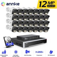 ANNKE 12MP PoE Überwachungskamera Aussen,32 Kanäle NVR mit 28 POE Kameras,Nachtsicht, Bewegungserkennung,APP/PC-Fernbedienung,24/7 Aufnahme,4TB HDD von ANNKE