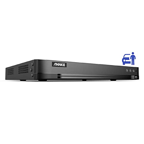 ANNKE 32-Kanal H.265+ AI DVR-Recorder mit Personen- und Fahrzeugerkennung, 5-in-1 4MP CVI/CVBS/AHD/TVI Überwachungs-DVR mit HDMI-Ausgang für Überwachungskamerasystem,P2P-Technologie, Keine Festplatte von ANNKE