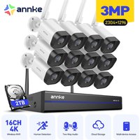ANNKE 3MP 16CH WiFi Überwachungsnetzwerkkamera Intelligente Personenerkennung Nachtsicht 2TB ANNKE 3MP 16CH WiFi Überwachungsnetzwerkkamera Intelligente Personenerkennung Nachtsicht 2TB von ANNKE