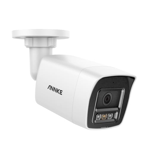 ANNKE 4K PoE Kamera mit Smarte Personen-/Fahrzeugerkennung, 8MP Überwachungskamera Aussen IP Kamera mit Audio und microSD Kartensteckplatz, EXIR 2.0 Nachtsicht,IP67 Wasserfest,C800 von ANNKE