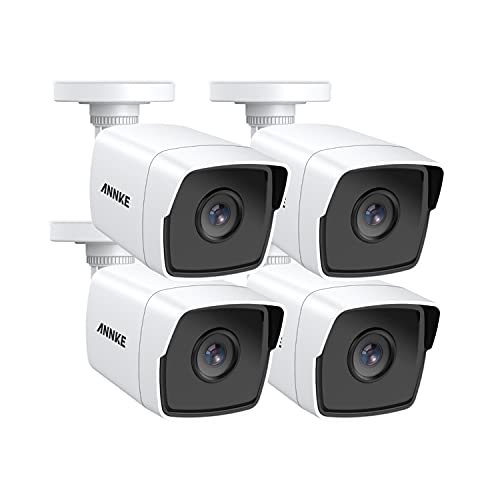 ANNKE 4PCS 5MP Outdoor Überwachungskamera Set Außen CCTV Kamera Set 4 Full HD 5MP Sicherheitskamera für Überwachungssystem, Nachtsicht EXIR 100ft / 30m für 24/7-Abdeckung von ANNKE