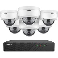 Videoüberwachungssets PoE,8 Kanal nvr 6×5MP Outdoor ip Kameras Audioaufzeichnung Farbnachtsicht Überwachungskamera Kit - 0TB - Annke von ANNKE