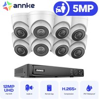 Annke - 8CH 8MP fhd poe Netzwerk-Videoüberwachungssystem nvr mit 8PCS 8MP IP-Überwachungskameras mit Unterstützung für TF-Karten zur Audioaufnahme von ANNKE