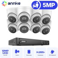 8CH 8MP fhd poe Netzwerk-Videoüberwachungssystem nvr mit 8PCS 8MP IP-Überwachungskameras mit Unterstützung für TF-Karten zur Audioaufnahme - ohne von ANNKE