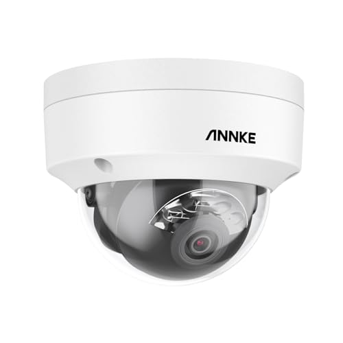 ANNKE 4K PoE Kamera Outdoor mit Duales Licht, IK10 Vandalismusgeschützt Überwachungskamera für Aussen, AI Personen-/Fahrzeugerkennung, IP67, H.265+ Kompression, microSD unterstützt für 24/7-Aufnahme von ANNKE