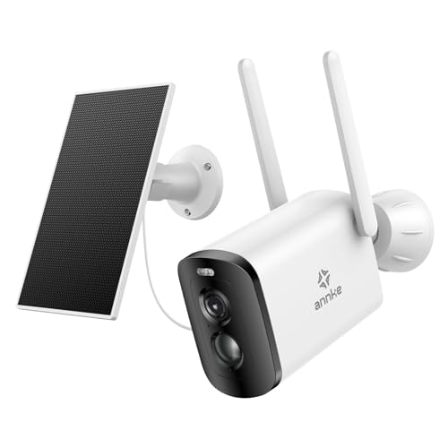 ANNKE 4MP Überwachungskamera Aussen Akku Solar, Kabellose WLAN Kamera Outdoor mit Farbige Nachtsicht, PIR-Personenerkennung, 2-Wege-Audio, Arbeiten mit Alexa ANNKE 4MP Überwachungskamera Aussen Akku Solar, Kabellose WLAN Kamera Outdoor mit Farbige Nachtsicht, PIR-Personenerkennung, 2-Wege-Audio, Arbeiten mit Alexa von ANNKE
