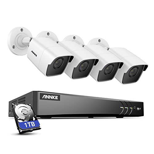 ANNKE E800 8CH 8MP Ultra HD Video Überwachungssystem 1TB Festplatte 8 Kanal 4K(8.0MP) DVR Recorder mit 8Megapixel 3840 * 2160 Outdoor Bullet Überwachungskamera Set 30M IR Nachtsicht Bewegungserkennung von ANNKE