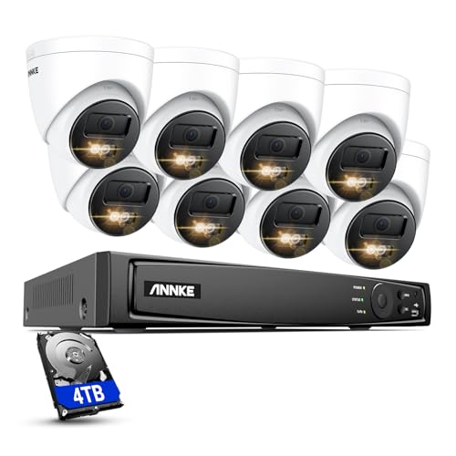 ANNKE H800 4K 16CH PoE Überwachungskamera System mit Audio und 8X 8MP IP67 Wasserdicht PoE IP Kamera,4TB für 24/7 Aufnahme Innen, H.265 + Videokomprimierung,30 Meter Nachtsicht ANNKE H800 4K 16CH PoE Überwachungskamera System mit Audio und 8X 8MP IP67 Wasserdicht PoE IP Kamera,4TB für 24/7 Aufnahme Innen, H.265 + Videokomprimierung,30 Meter Nachtsicht von ANNKE