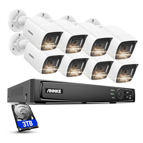 ANNKE H800 4K PoE Überwachungskamera Set, 16CH 4K NVR Rekorder mit 8pcs Bullet 8MP IP Kameras 3TB Festplatte, H.265+ Video Überwachungssystem, 30M Nachtsicht, IP67 Wetterfest ANNKE H800 4K PoE Überwachungskamera Set, 16CH 4K NVR Rekorder mit 8pcs Bullet 8MP IP Kameras 3TB Festplatte, H.265+ Video Überwachungssystem, 30M Nachtsicht, IP67 Wetterfest von ANNKE