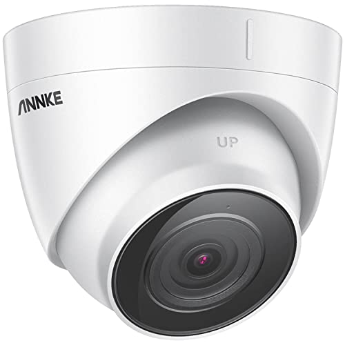 ANNKE PoE Überwachungskamera, 5MP IP Kamera Aussen mit Audio, Kamera Überwachung 30m IR Nachtsicht, 120 dB WDR und 3D DNR, Unterstützt 256GB TF Karte, Fernzugriff, funktioniert mit Alexa von ANNKE