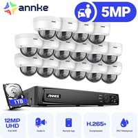 Videoüberwachungsset 16 Kamera Intelligente Nachtsicht Überwachungssystem Fernzugriffs Kamera 1TB - Annke von ANNKE