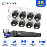 Annke - 5MP Überwachungskamera Set Aussen,8CH nvr 8×Kamera Intelligente Dual Licht,2 WegeAudio,Nachtsicht, Bewegungserkennung, Videoüberwachungsset Annke - 5MP Überwachungskamera Set Aussen,8CH nvr 8×Kamera Intelligente Dual Licht,2 WegeAudio,Nachtsicht, Bewegungserkennung, Videoüberwachungsset von ANNKE