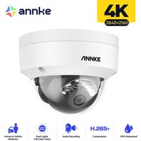 Annke - C800 4K/8MP PoE-Dome-Überwachungskamera für den Außenbereich mit Audioaufzeichnung, IP67 wasserdicht, IK10 vandalensicher (nicht ptz), von ANNKE