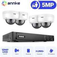 H500 PoE Videoüberwachungsset 6MP nvr 4x5MP ip Kameras Außenkamerasystem IP67 wetterfest Nachtsicht, 0TB - Annke H500 PoE Videoüberwachungsset 6MP nvr 4x5MP ip Kameras Außenkamerasystem IP67 wetterfest Nachtsicht, 0TB - Annke von ANNKE