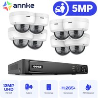 H500 PoE Videoüberwachungsset 6MP nvr 8x5MP ip Kameras Außenkamerasystem IP67 wetterfest Nachtsicht, 0TB - Annke H500 PoE Videoüberwachungsset 6MP nvr 8x5MP ip Kameras Außenkamerasystem IP67 wetterfest Nachtsicht, 0TB - Annke von ANNKE