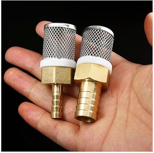 Inline Mesh Sieb, 1 Stück 6 ~ 19 mm Schlauchfilter, Autowaschanlage, Gartenbewässerungsfilter, Messing-Sieb, Sprühpumpe, Filternetz, Edelstahl-Netzfilter (Farbe: 6 mm) (Farbe: 8 mm) (Farbe ( Color : 6 von ANNURA
