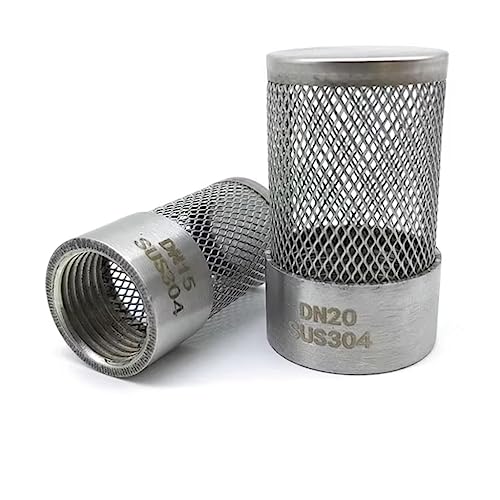 Inline Mesh Sieb, 1 Stück Edelstahlfilter, 1/2" 3/4" 1" 1-1 * 2" 2" 3" 4" Innengewindefilter for Gartenbewässerung, Aquarium-Wasserpumpe, Netzabdeckung (Farbe: 4") (Farbe: 1") (Farbe: 1 ( Color : 2.5" von ANNURA