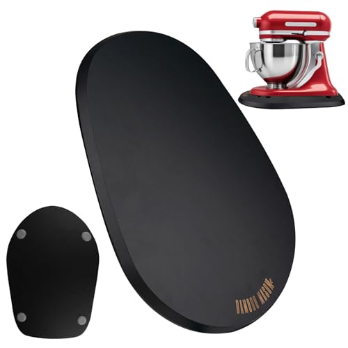 ANOTION Bambus Schiebetablett Küchengerät Schieberegler Kompatibel mit KitchenAid 4.5-5.5 Qt Zubehör und Anbauteile Arbeitsplatte Haushaltsschieber Ideal Standmixer Kleine Kaffeemaschine von ANOTION