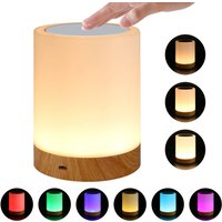 Dimmbare Touch-Nachttischlampe mit 6 wechselnden RGB-Farben, warmes LED-Nachtlicht für Kinder, über USB wiederaufladbarer Akku mit Memory-Funktion Dimmbare Touch-Nachttischlampe mit 6 wechselnden RGB-Farben, warmes LED-Nachtlicht für Kinder, über USB wiederaufladbarer Akku mit Memory-Funktion von ANPVIZ