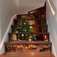 Eine weitere Weihnachtsdekoration Kreative Treppe Weihnachtsbroschüre Weihnachtsbaumimitat Flurstufen Dekorationsbroschüre Eine weitere Weihnachtsdekoration Kreative Treppe Weihnachtsbroschüre Weihnachtsbaumimitat Flurstufen Dekorationsbroschüre von ANPVIZ