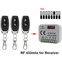 Garagentor-Fernbedienung 433 868 MHz RX Multi 300-900 MHz AC/DC 9-30 V Fernbedienung von ANPVIZ