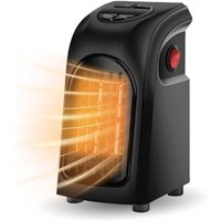 Mini Heizlüfter klein brennbar Keramikthermostat mit 2 Heizstufen und 12-Stunden-Timer und einstellbarer Temperatur plus LED-Anzeige und von ANPVIZ