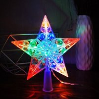 Sternenweihnachtsbaum, LED-Sternenweihnachtsbaum, mehrfarbiger Sternenweihnachtsbaum für Weihnachtsbaumdekoration, Weihnachten, Halloween (Farbe) von ANPVIZ
