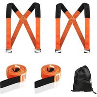 Umzugsgurte, 2-Personen-Hebegurte zum Bewegen von Möbeln, Hebe- und Umzugssystem, Schultergurt zum Tragen schwerer Möbel, Matratzen, Heben von ANPVIZ