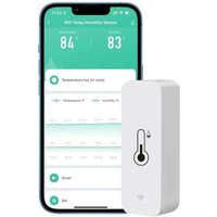 x WLAN-Hygrometer für Auto, Zuhause, drinnen und draußen – kabelloser Temperatur- und Feuchtigkeitssensor mit Remote-App-Alarm, funktioniert mit der von ANPVIZ