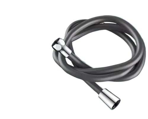 1,5/2,0 M Latex Duschkopf Schlauch Flexible Rohr Hochdruck Silikon Leistungsstarke Tap Wasserhahn Toilette Badezimmer Zubehör FüR Badarmaturen(Grey,1.5M) von ANQKYO