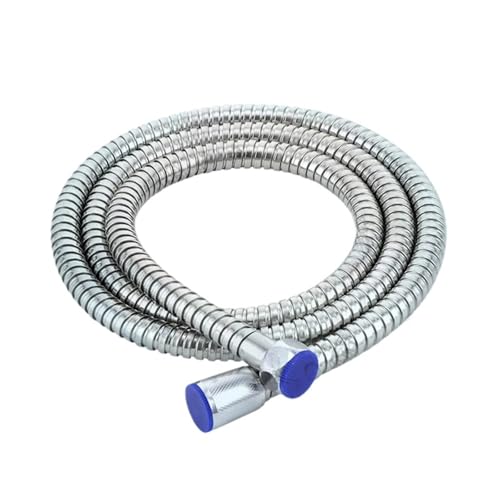1,5/2 Meter flexibler Edelstahl-Brauseschlauch Handbrauserohr Messing Badezimmerzubehör Sanitärschlauch FüR Badarmaturen(2.0M) von ANQKYO