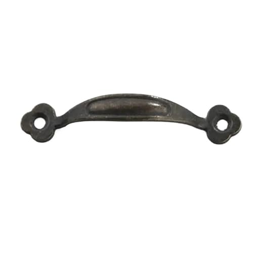 10 Pcs Antike Tür Griffe Bronze Schublade Zieht Kleiderschrank Schmuck Box Möbel FüR KüChe(79mm-Bronze) von ANQKYO