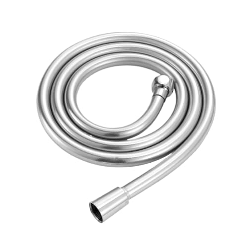 150 cm Duschschlauch, Badezimmer-Armatur, PVC-weiches Badewannenrohr, Duschrohr, Wasserleitung, Badezimmer-Zubehör FüR Badarmaturen(Silver) von ANQKYO