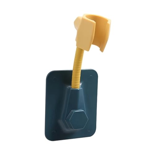 2 Stück 360-Grad-Duschkopfhalter, verstellbare Badezimmer-Duschhalterung for Badewanne, Duschstangenhalter, Halterungskopf, haftet stark an der Wand FüR Badezimmer(Yellow) von ANQKYO