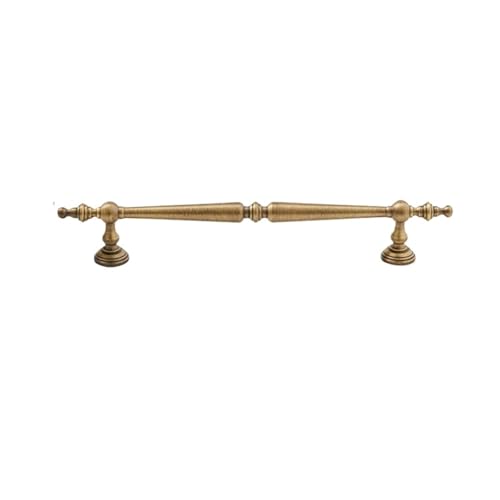 2 Stück Antik Messing Klassischer Langer Griff Küchenschrank Retro Schublade Massiv Ziehgriff FüR KüChe(96mm) von ANQKYO