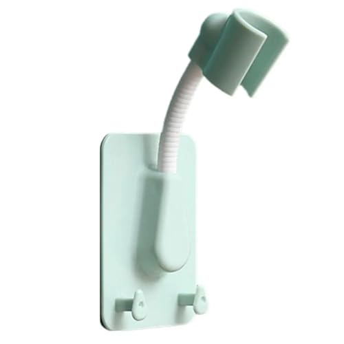 2 Stück Duschkopfhalter verstellbar wiederverwendbare Zwei-Haken-Griff-Wand-Universal-Badezimmer mit drehbarer Halterung FüR Badezimmer(Green) von ANQKYO