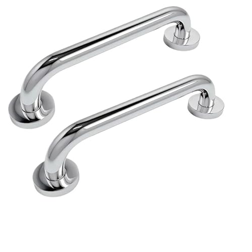 2 Stück Edelstahl-Handläufe, barrierefreies Badezimmer, Badezimmer-Handläufe, behindertengerechte, ältere FüR äLtere Menschen 2 Stück Edelstahl-Handläufe, barrierefreies Badezimmer, Badezimmer-Handläufe, behindertengerechte, ältere FüR äLtere Menschen von ANQKYO