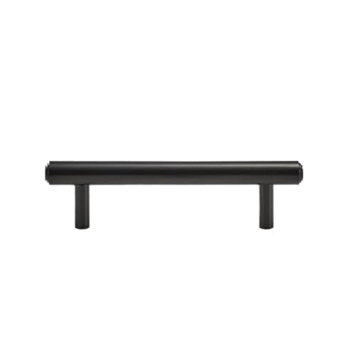 2 Stück Massiver Schrankknopf Antik Messing T-Bar Kleiderschrank Schublade Türgriff Ziehen FüR KüChe(Black,M) von ANQKYO