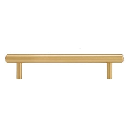 2 Stück Massiver Schrankknopf Antik Messing T-Bar Kleiderschrank Schublade Türgriff Ziehen FüR KüChe(Gold,L) von ANQKYO