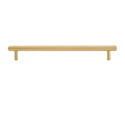 2 Stück Massiver Schrankknopf Antik Messing T-Bar Kleiderschrank Schublade Türgriff Ziehen FüR KüChe(Gold,XL) von ANQKYO